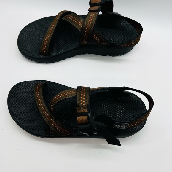 CHACO Men’s Black and Brown Strappy Sandals size 9 - Picture 4 of 13
